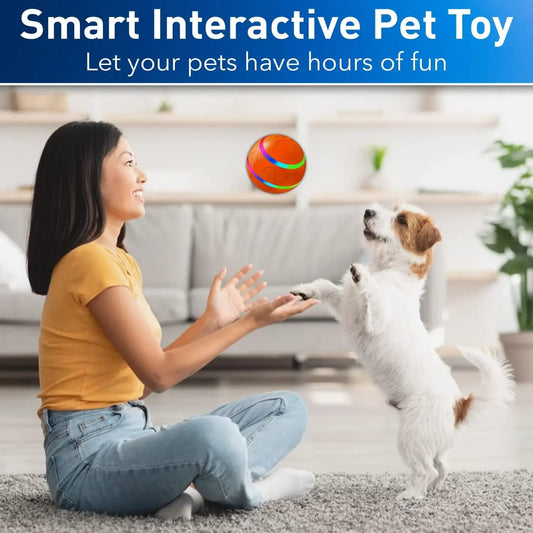 Bola Interactiva SMART para Perros - Juguete con Control Remoto, Luces LED y Resistente al Agua