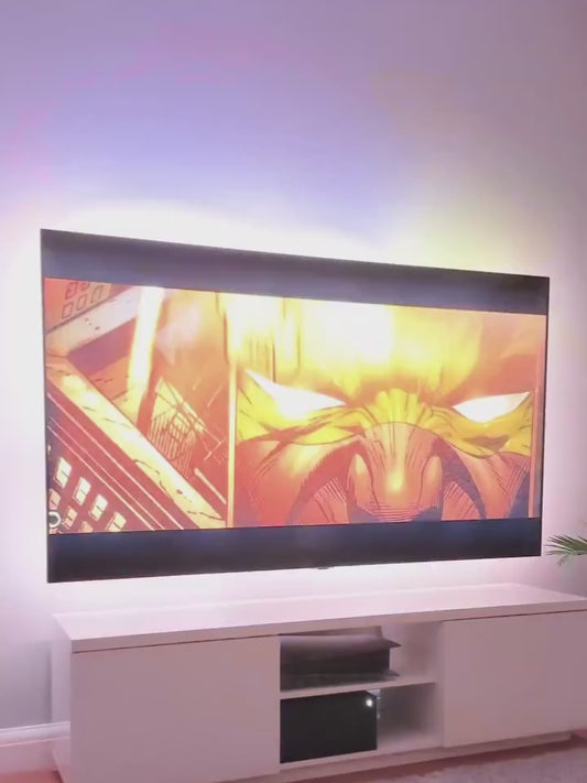 TV Ambient Backlight 40-85" | Sync Box LED Light Strip 4K HDMI 2.0 | Iluminación Ambiental